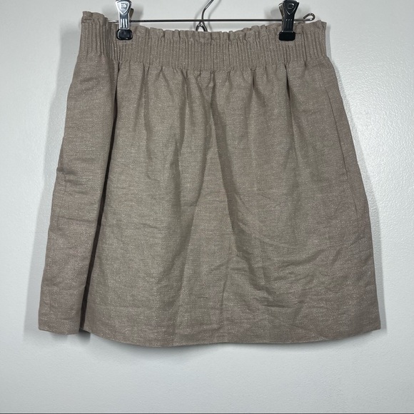 J. Crew Tan Sparkle Skirt